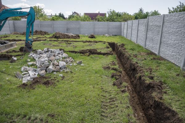 Cost of Yard Trenching in Peyton