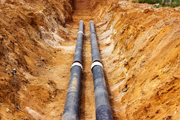 Cost of Water Line Trenching in Peyton
