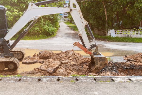 Cost of Water Line Excavation in Peyton