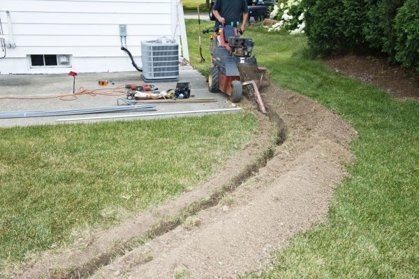 Cost of Electrical Trenching Service in Peyton